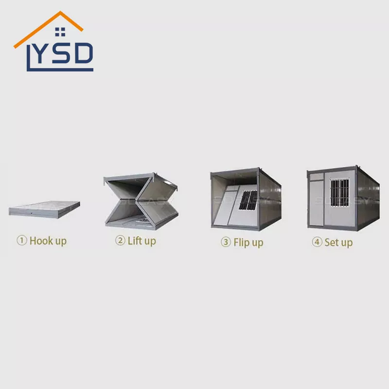 Foldning af containerhuse