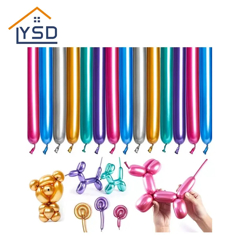 Metal magisk latex ballon