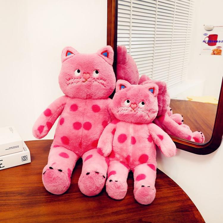 Polka Dot Cat Plys legetøj