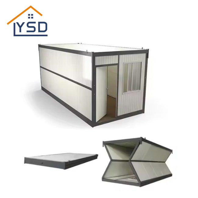 Stackable foldede container Movable House