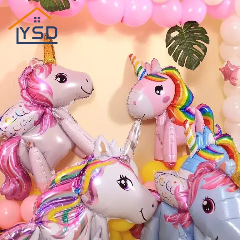 Unicorn folie balloner