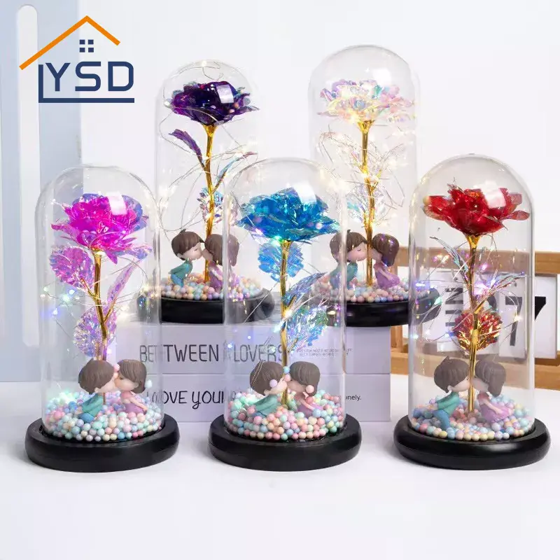 Valentinsdag, glaskuppelblomster